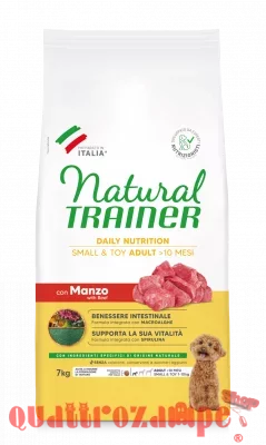 Natural Trainer Adult Mini Small Toy Manzo e Riso 7 Kg