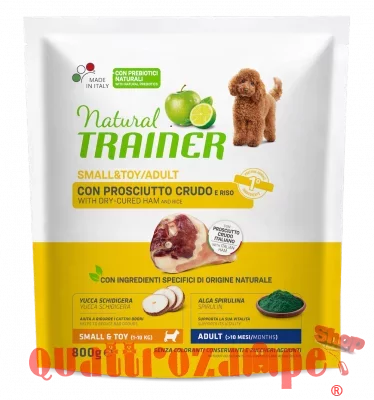 Natural Trainer Adult Mini Small Toy Prosciutto 800 gr Secco Cane