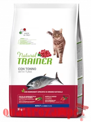 Natural Trainer Adult Tonno 3 kg Crocchette Gatti