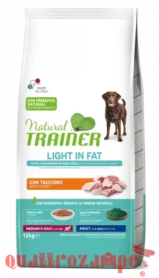 Natural Trainer Ideal Weight Medium Maxi Light 12 Kg Carni Bianche Cane