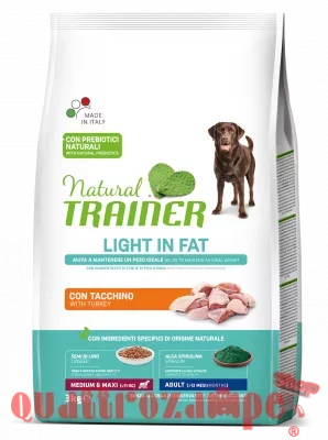 Natural Trainer Medium Maxi Light 3 Kg Carni Bianche Cane