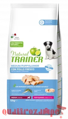 Natural Trainer Puppy Junior Medium 12 kg