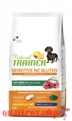 Natural Trainer Sensitive Mini Adult Agnello e Cereali Integrali 7 kg Per Cani