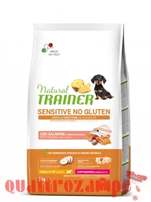 Natural Trainer Sensitive Mini Puppy & Junior Salmone 2 kg Per Cane