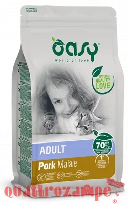 Oasy Cat Adult Maiale 1,5 Kg Per Gatti