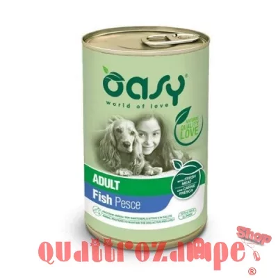 Oasy Dog Lifestage Adult Pesce 400 Gr Umido Per Cani