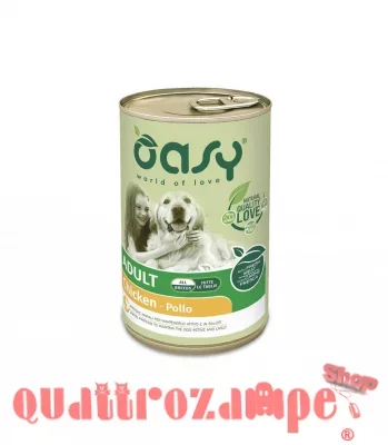Oasy Dog Lifestage Adult Pollo 400 Gr Umido Per Cani