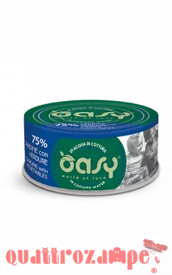 Oasy More Love Sardine Con Verdure Lattina 70 gr Per Gatti