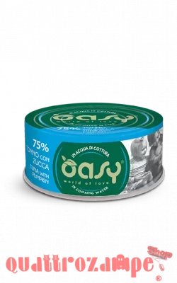 Oasy More Love Tonno Con Zucca Lattina 70 gr Per Gatti