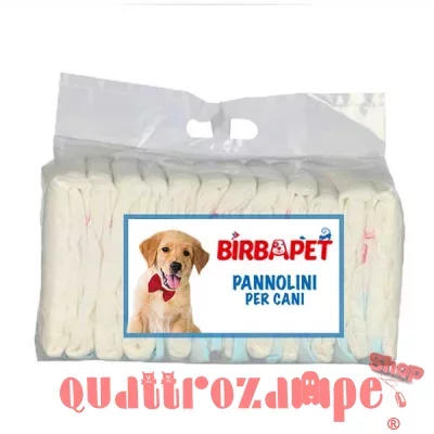 Birbapet 10 Pannolini Mutandine Per Cani Femmine XXL Oltre 40 kg