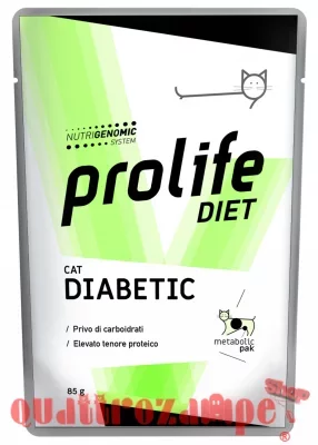 PROLIFE Cat Veterinary Diet Diabetic 85 gr Bustina Umido Gatto