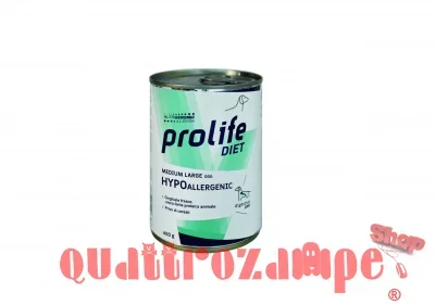 Prolife Dog Veterinary Hypoallergenic 400 gr Umido