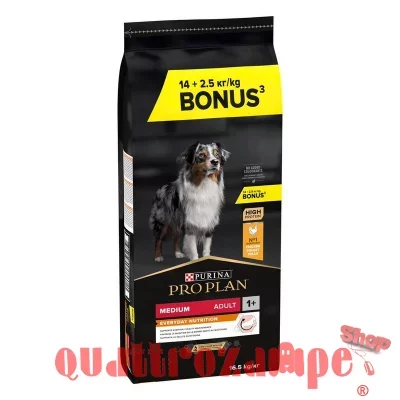 Purina Pro Plan Medium Adult OptiBalance Pollo e Riso 16,5 kg (14 kg + 2,5kg)
