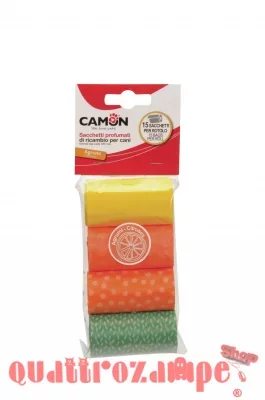 Camon Sacchetti Igienici Profumati agli Agrumi 4x15 Pezzi
