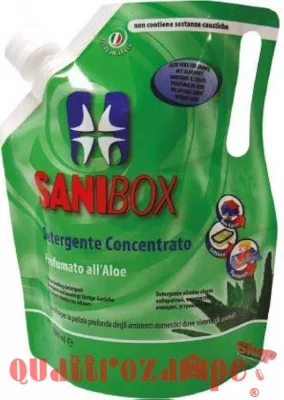 Sanibox Detergente Concentrato Elimina Odori all'Aloe1000 ml Per Ambienti