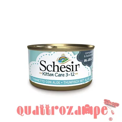 Schesir in Gelatina Kitten Tonno Con Aloe 85 gr Per Gattini