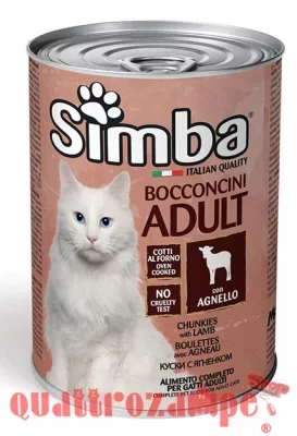 Simba Bocconcini Con Agnello 415 gr Umido Per Gatti