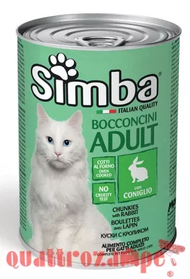 Simba Bocconcini Con Coniglio 415 gr Umido Per Gatti