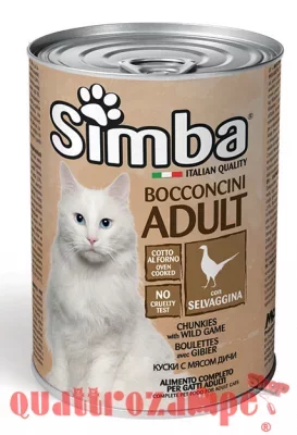Simba Bocconcini Con Selvaggina 415 gr Umido Per Gatti