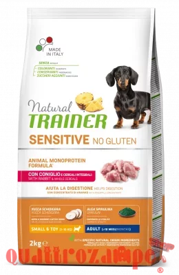 Natural Trainer Sensitive Mini Adult Coniglio 800 gr Per Cane