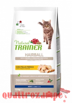 Trainer Hairball Control Solution Con Pollo 1,5 Kg Per Gatti