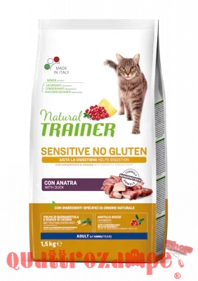 Trainer Sensitive Solution Monoproteico Anatra 1,5 kg Per Gatti