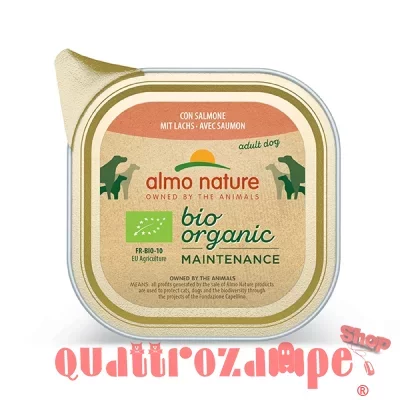 Almo Nature Bio Organic Salmone 300 gr Umido Per Cane