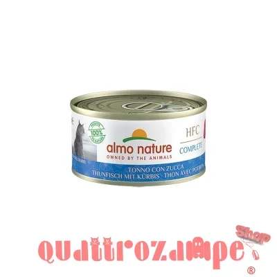 Almo Nature HFC Complete Tonno con Zucca 70 gr Cibo Umido Per Gatti