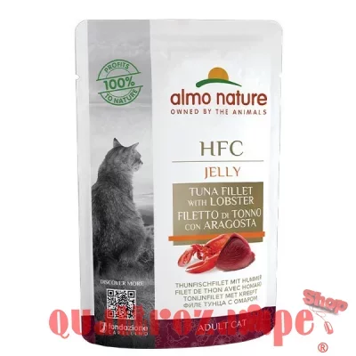 Almo Nature HFC Jelly Tonno e Aragosta 55 gr Bustine Umido Gatto