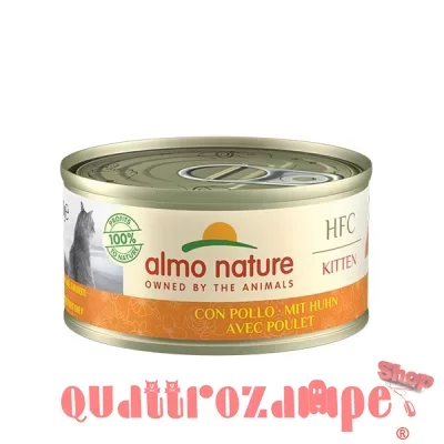 Almo Nature 70 gr Hfc Kitten Con Pollo Per Gatti