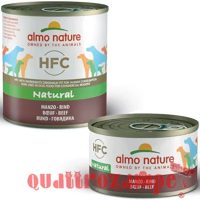 Almo Nature HFC Natural Manzo 95 gr Umido Cane