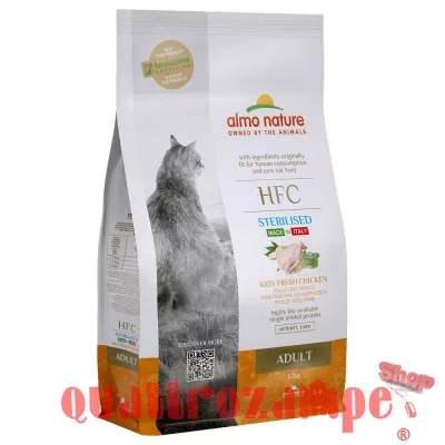 Almo Nature HFC Sterilised Pollo 1,2 kg Crocchette Per Gatti