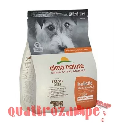 Almo Nature Holistic Extra Small - Small  Adult Manzo Fresco 2 kg Cani