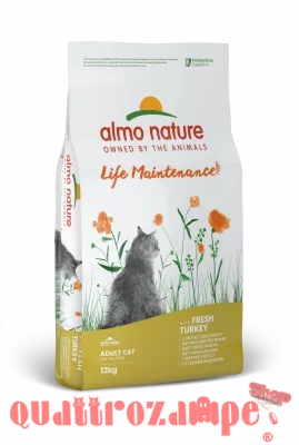 Almo Nature Holistic Tacchino Fresco Cat 12 kg Crocchette Gatti