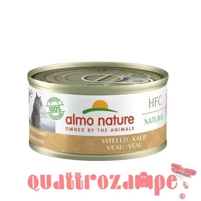 Almo Nature 70 gr Vitello Cibo Umido Per Gatti