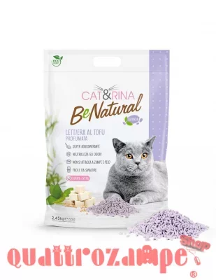 Cat&Rina Lettiera per Gatti al Tofu Lavanda 5,5 lt