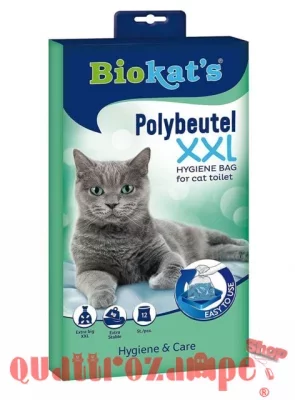 Biokats Polybeutel XXL Cat Lettiera Totale 12 Sacchetti Extra Lar