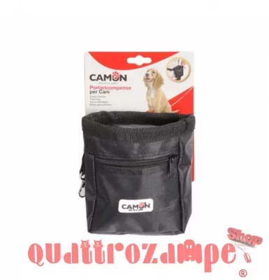 Camon Porta ricompense oxford con cintura e porta sacchetti 14x6x