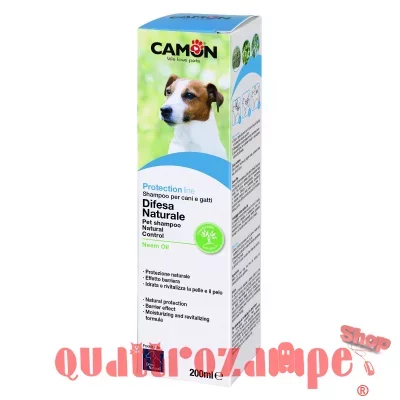 Camon Shampoo Orme Naturali Protection 200 ml Per Cani e Gatti