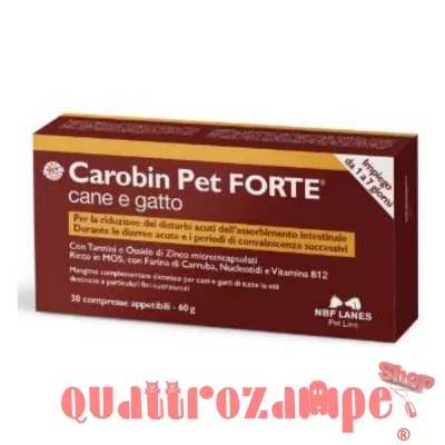 NBF Lanes Carobin Pet Forte 30 Compresse Per Cani E Gatti