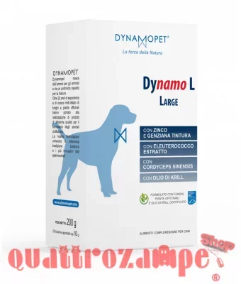 Dinamopet Dynamo L Large 20 Bustine da 10 gr Per Cani fino a 40 kg