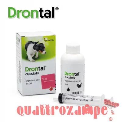 Drontal Cucciolo 50 ml Sospensione Orale Per Cani