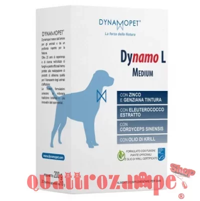 Dinamopet Dynamo L Medium 20 Bustine da 10 Gr Per Cani fino a 20