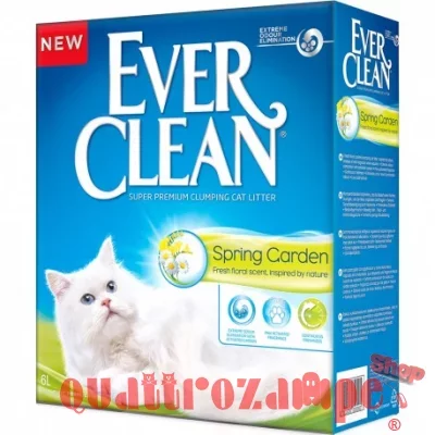 Lettiera Ever Clean Spring Garden Agglomerante 6 lt Per Gatti