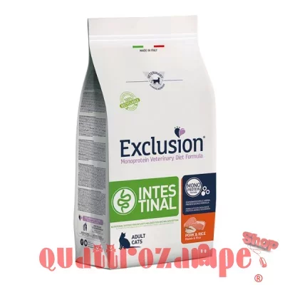 Exclusion Diet Cat Intestinal Maiale e Riso 1.5 kg Gatto