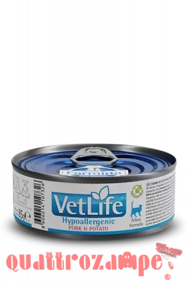 Farmina Vet Life Hypoallergenic Maiale 85 gr Scatoletta Umido Gatti