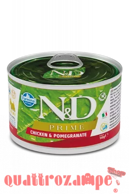 Farmina N/D Umido Prime Dog Mini Adult Pollo e Melograno 140 Gr Cane