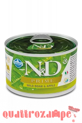 Farmina N/D Umido Prime Dog Mini Adult Cinghiale e Mela 140 Gr Cane