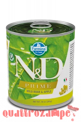 Farmina N/D Umido Prime Dog Adult Cinghiale e Mela 285 Gr Cane