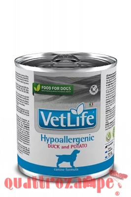 Farmina Vet Life Hypoallergenic Anatra e Patate 300 gr Barattolo Umido Per Cani